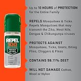 Repel 100 Insect Repellent 1oz DEET 98.11% Mosquitoes Ticks Gnats Pump view 6