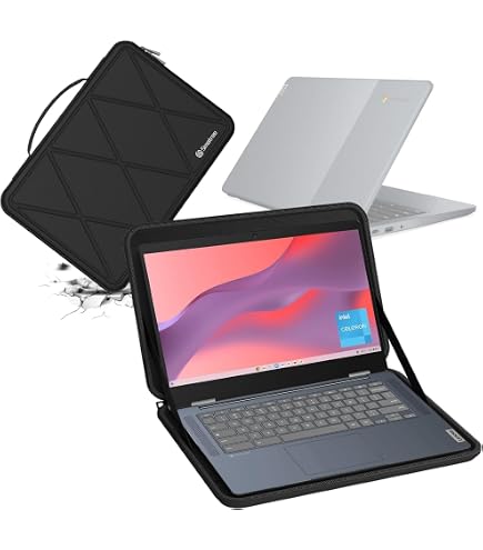 mCover Custodia compatibile solo per laptop Chromebook convertibili