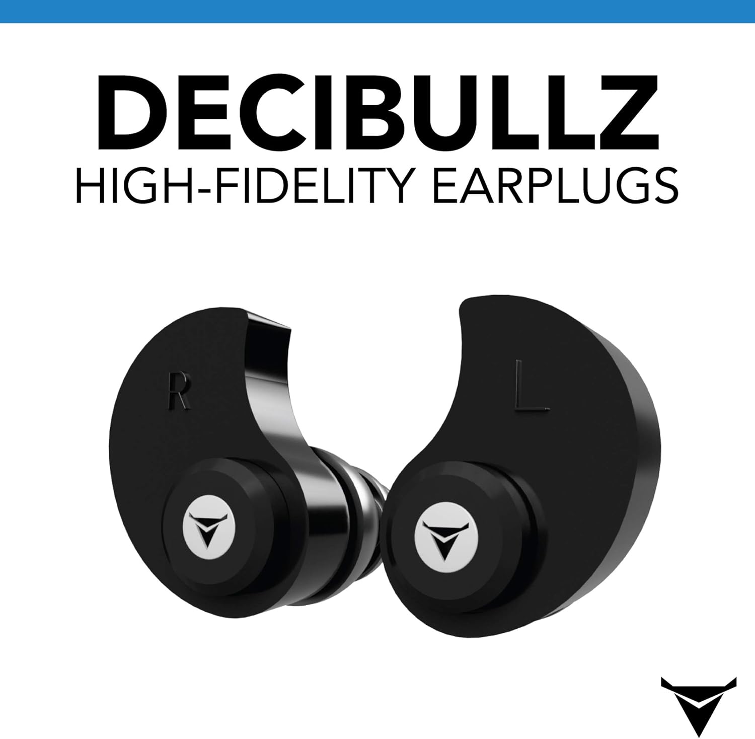 Decibullz - Custom Molded High Fidelity Earplugs - Hearing Protection for Musicians, Concertgoers, and Sensory Disabled - Black: Health & Personal Care
