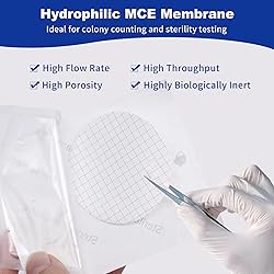 zoomto MCE Gridded Membrane Filter, Mixed Cellulose