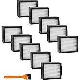 Filters Replacement for iRobot Roomba E I &amp; J Series i7 i3 i4 j7, 10 Pack | Fit for i-Robot Roomba I&amp;E&amp;J series: i1 i3 i3+ i4 i4+ i5/plus i6 i6+ i8 i8+ i7 i7+ j7 E5 E6 E7 Robot Vacuum, parts 4639161