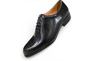 JT L'italiano Primo Bacio di lusso, Men's Dress Shoes Oxford Formal Leather Shoes for Men Black