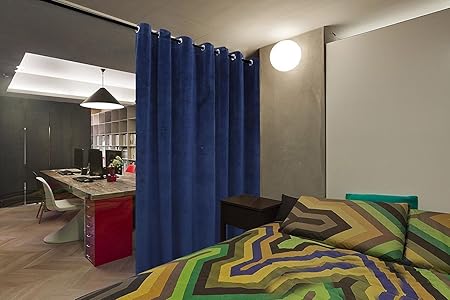 Zuodu Velvet Privacy Room Divider Curtains Dressing Room Curtains