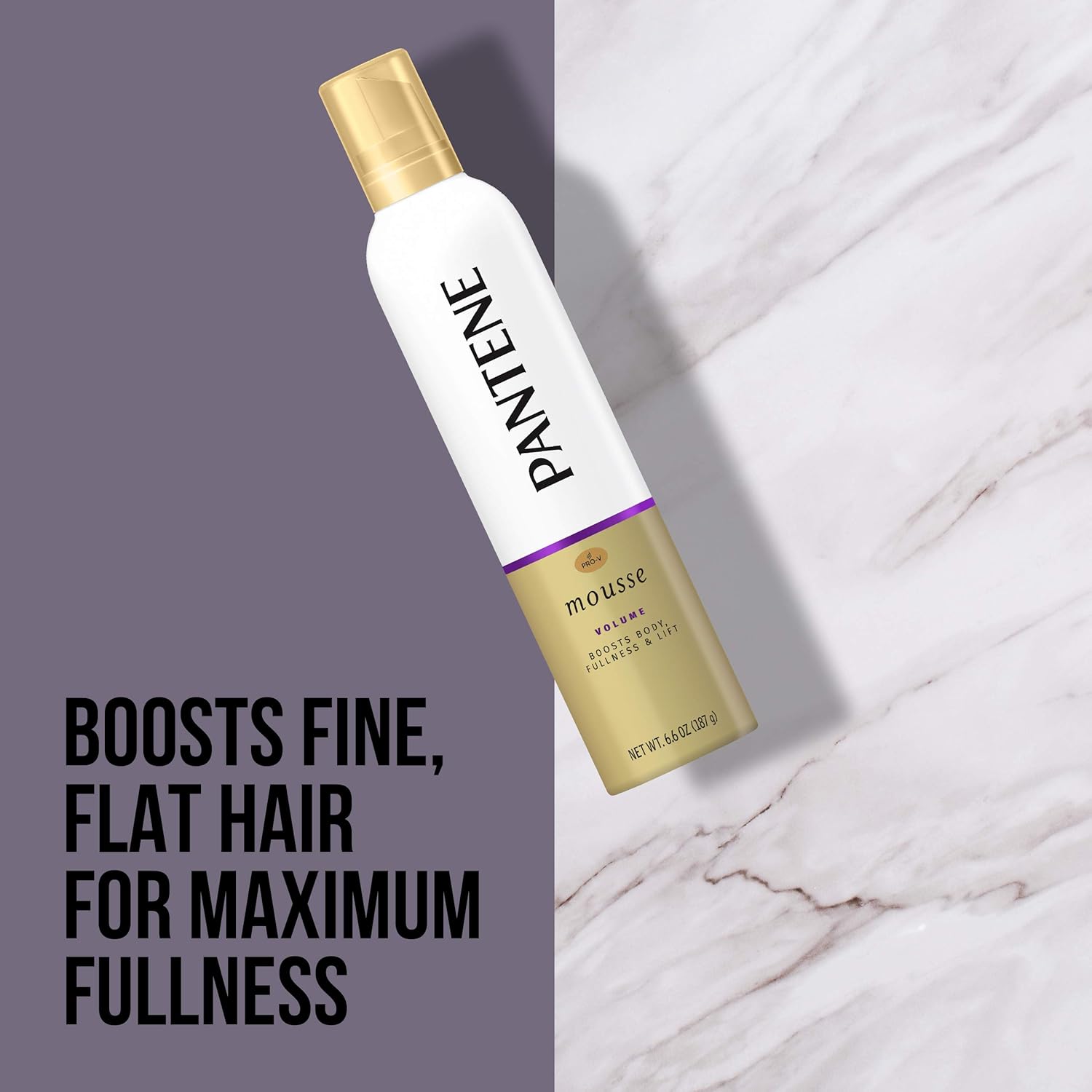 Pantene Body Boosting Mousse, Pro-V Maximum Fullness, 6.6 Ounce, Pack of 3: Beauty