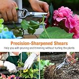 WORKPRO 2-Piece Pruning Shears Set 200 mm Heavy Duty Secateurs Garden Tools view 8