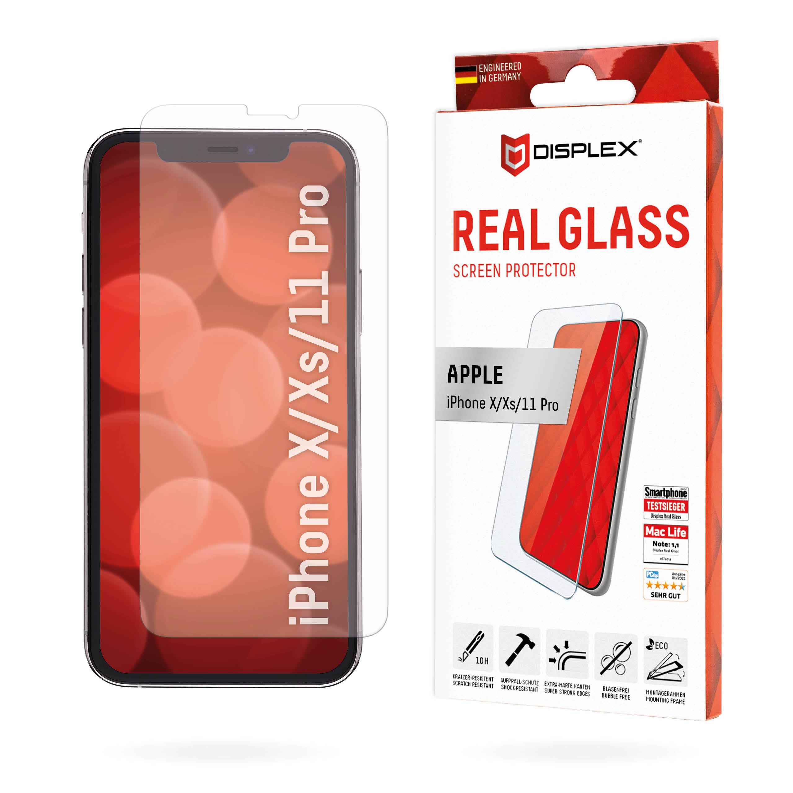 Displex Real Glass iPhone 11 Pro transparent