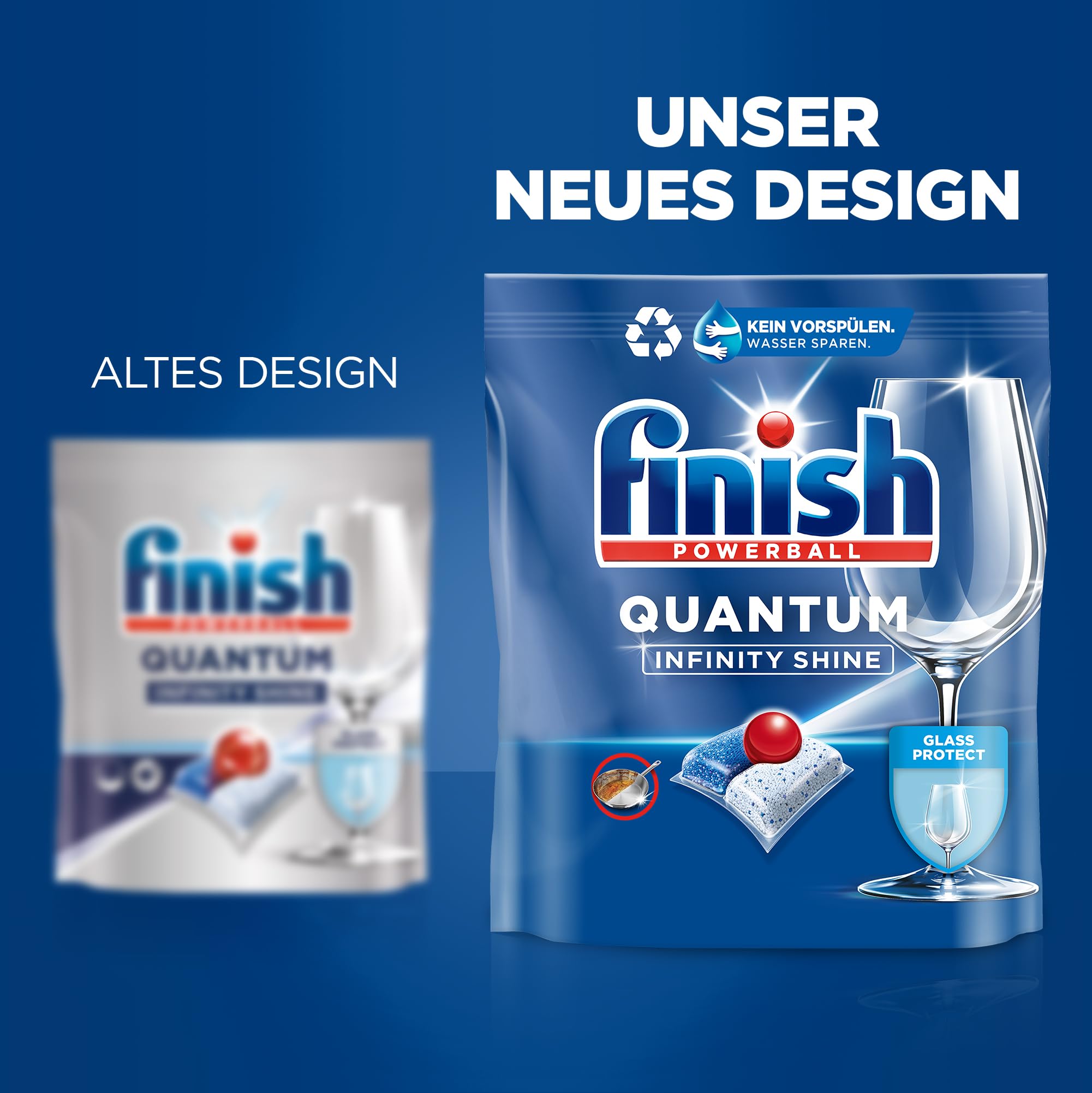 Finish Quantum Infinity Shine Spülmaschinentabs – kraftvolle Reinigung, Fettlösekraft und Glanz – 83 Finish Caps 8