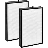 2 Pack KJ350G Replacement Filter for TOSOT Air Purifier, 3 Stage Filter, H13 True Hepa with High efficiency Activated carbon and Pre-Filter