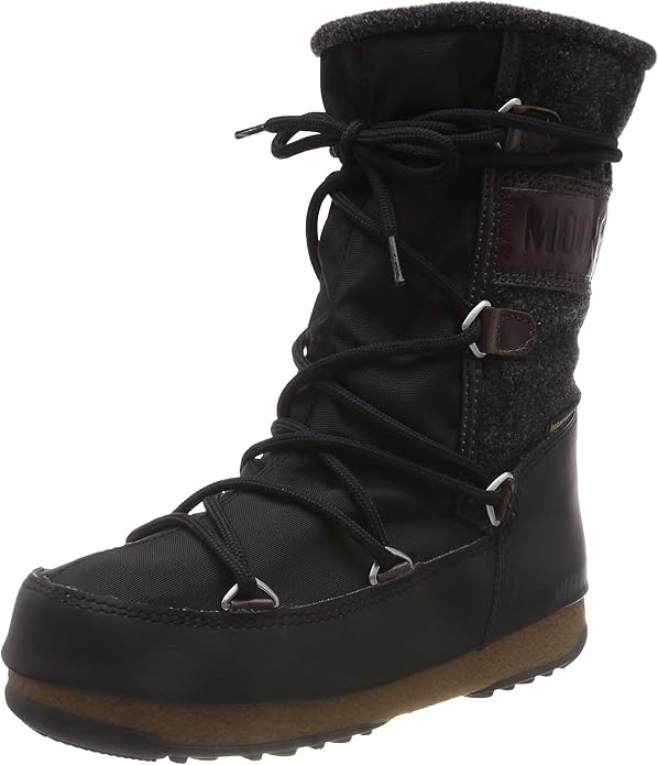 moon boots women all black