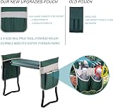 Artist Hand Garden Kneeler 2 in 1 Folding Seat with Tool Pouches & Handles view 5