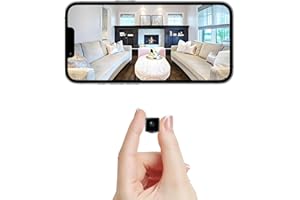 HOWKOW 4K Mini Security Camera WiFi Wireless Camera Small Smart Portable HD Nanny Cam with Motion Detection Cloud & SD Storage Clear Night Vision Micro Cameras for Home Office Pet Baby Monitor Indoor/Outdoor