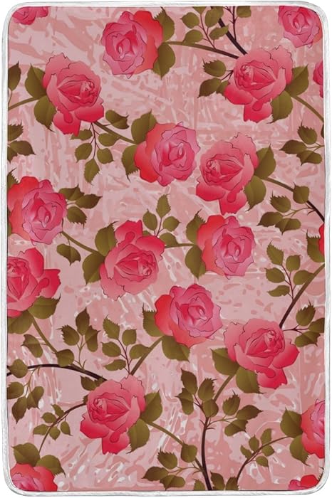 Amazon バララ La Rose 毛布 シングル あったか マイクロファイバー 発熱 柔らかい 2枚合わせ 洗える 寒さ対策 花柄 ピンク バラ柄 150 230cm ブランケット 毛布 オンライン通販