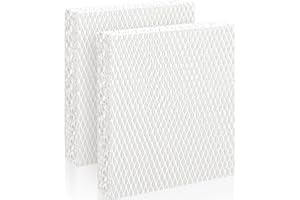 HIHEPA 2-PACK Humidifier Replacement Filter T for Honeywell HEV615 and HEV620 Humidifier Wicks,Compatible with Part # HFT600