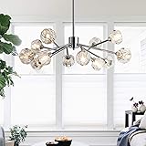 Weesalife Sputnik Chandelers Modern Crystal Pendant