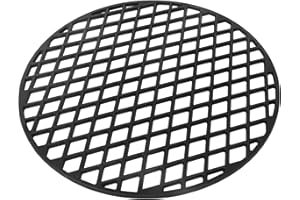 OLIGAI Cast Iron Cooking Grate,Grill Grate for Weber 18" Original Kettle Charcoal Grill,Grates Replacement fit Jumbo Joe Charcoal Girll 18",Work Grate on Large Big Green Egg,Kamado Joe Classic,Vision Grill