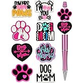 8Pcs Silicone Focal Beads for Pens – Premium Soft, Durable Beads for Custom Pen Making, DIY Craft Projects, and Personalization – Assorted Colors and Designs (Pet Mom)