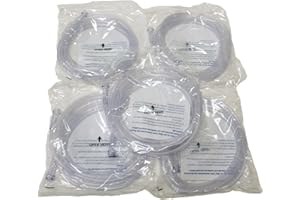 Medline 1700222-X5 Oxygen Tubing, 7' Crush Resistant (Pack of 5)