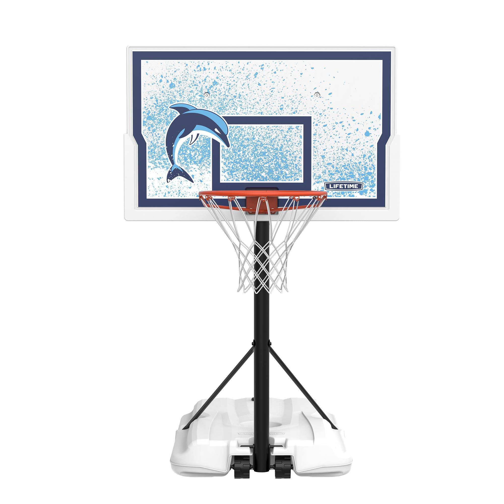 Photo 1 of Lifetime Poolside Portable Basketball Hoop, 44-Inch Impact Backboard