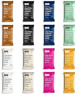 RxBar Real Food Protein Bars 8 Flavor Variety Pack, 2 Each, 16 Total Count