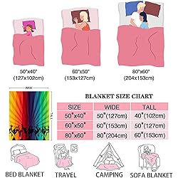 LGBT Blanket Gay Pride Throw Rainbow LGBT Colorful
