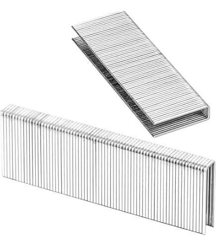 SENCO H06BAAPR 3/8" 20 Gauge 7/16" Crown Tacking Staples Galvanized Finish 1 000 Count Pack - View #7