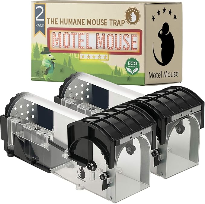 Humane Mouse Traps for Indoors Outdoors Highly Sensitive Secure