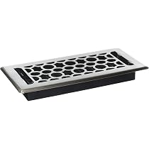 Bodenregister Honigwaben-Design – 4 Zoll (10,16 Cm), Gebürstetes Nickel, Einfach Zu Montieren
