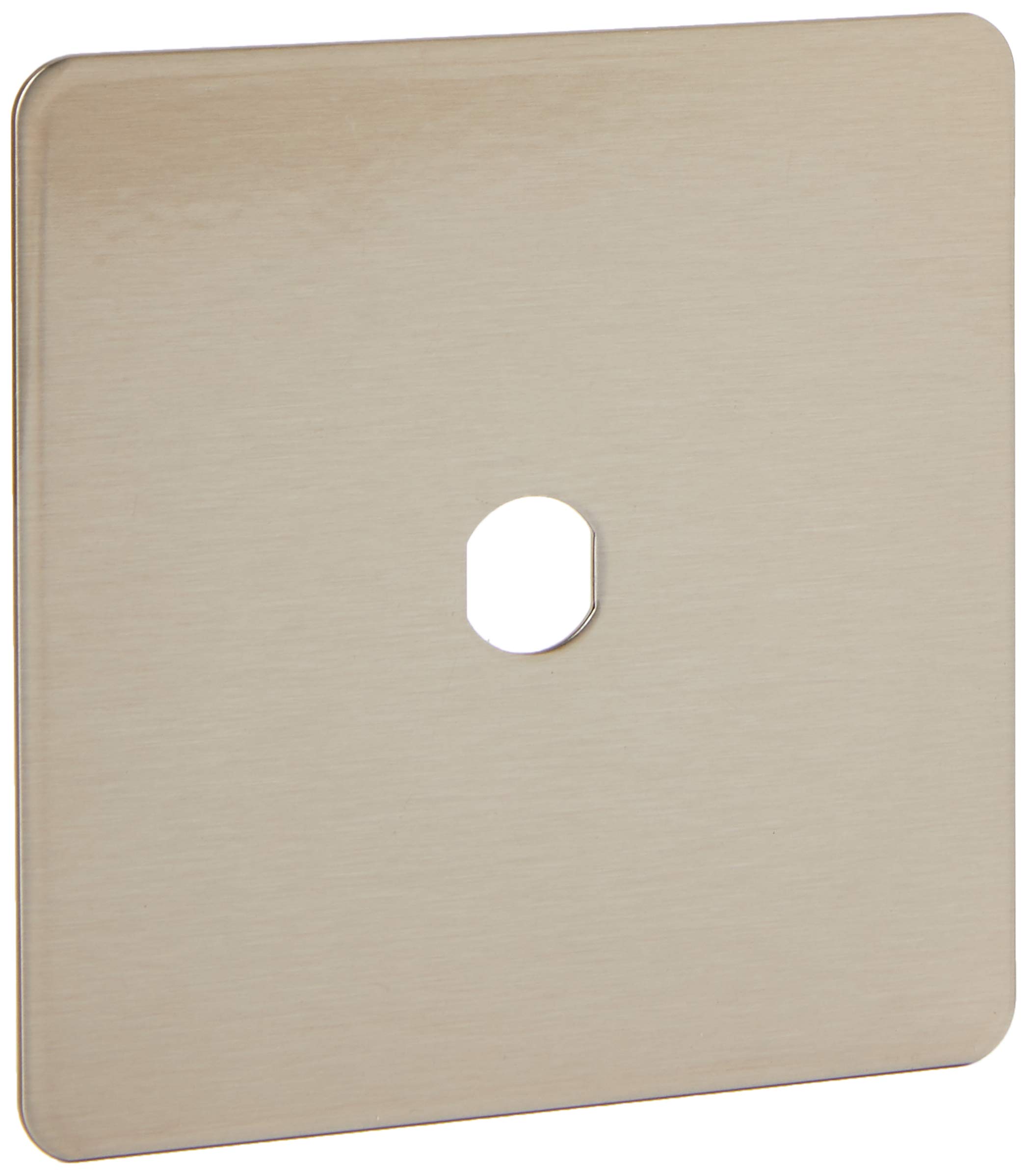 MK Edge K14431LBS One Module Grid Plus Frontplate Lacquered - Brushed Steel