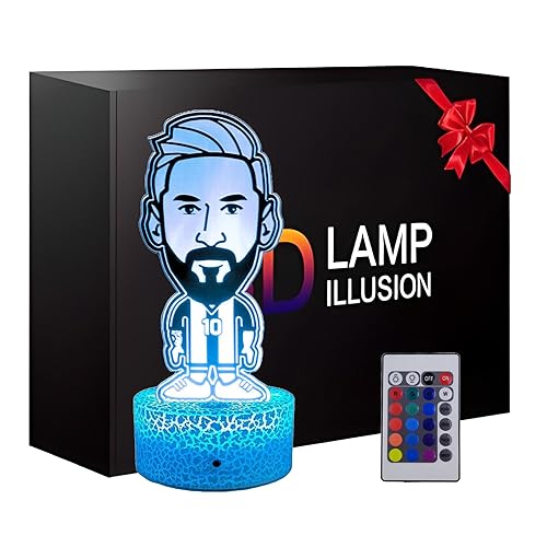 Nocles Messi Lamp Messi Night Light Argentina Barcelona Player