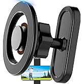 Magnetic N56 Golf Cart Phone Holder, Compatible with MagSafe iPhone 17/16/15/14/13 Pro/Max/Plus & Android, Fits EZGO Club Car Yamaha Icon, Golf Cart Accessories & Golf Gifts for Men, Women, Golfers