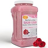 SPA REDI - Sugar Body Scrub,Sensual Rose, 128 Oz - Exfoliating, Moisturizing, Hydrating and Nourishing, Glow, Polish, Smooth and Fresh Skin - Body Exfoliator