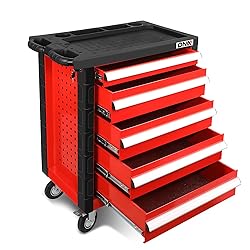 DNA MOTORING 5-Drawer Rolling Tools Chest, Rolling