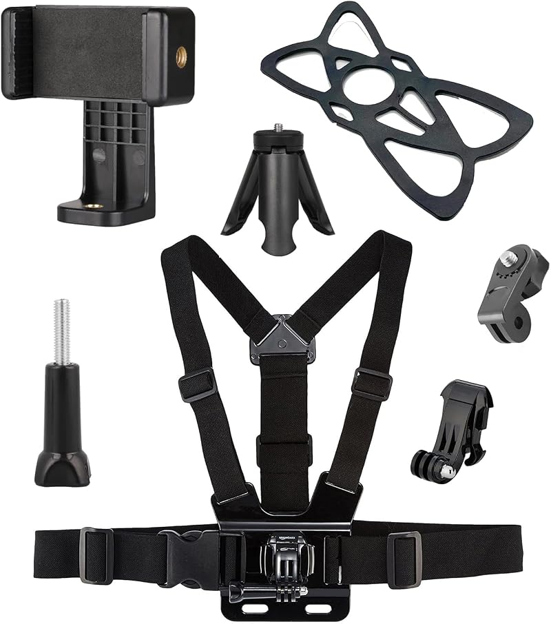 Kasin Tech Chest Mount Harness for GoPro Insta360 Phones Adjustable Elastic