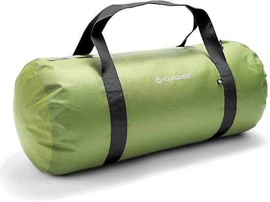 Amazon Aquaquest アクアクエスト Kuta ダッフル 100 防水 メインボディ 耐水性ジッパー タフ 軽量 実用的 ミニマリスト ドライバッグ 30l グリーン シューズ バッグ