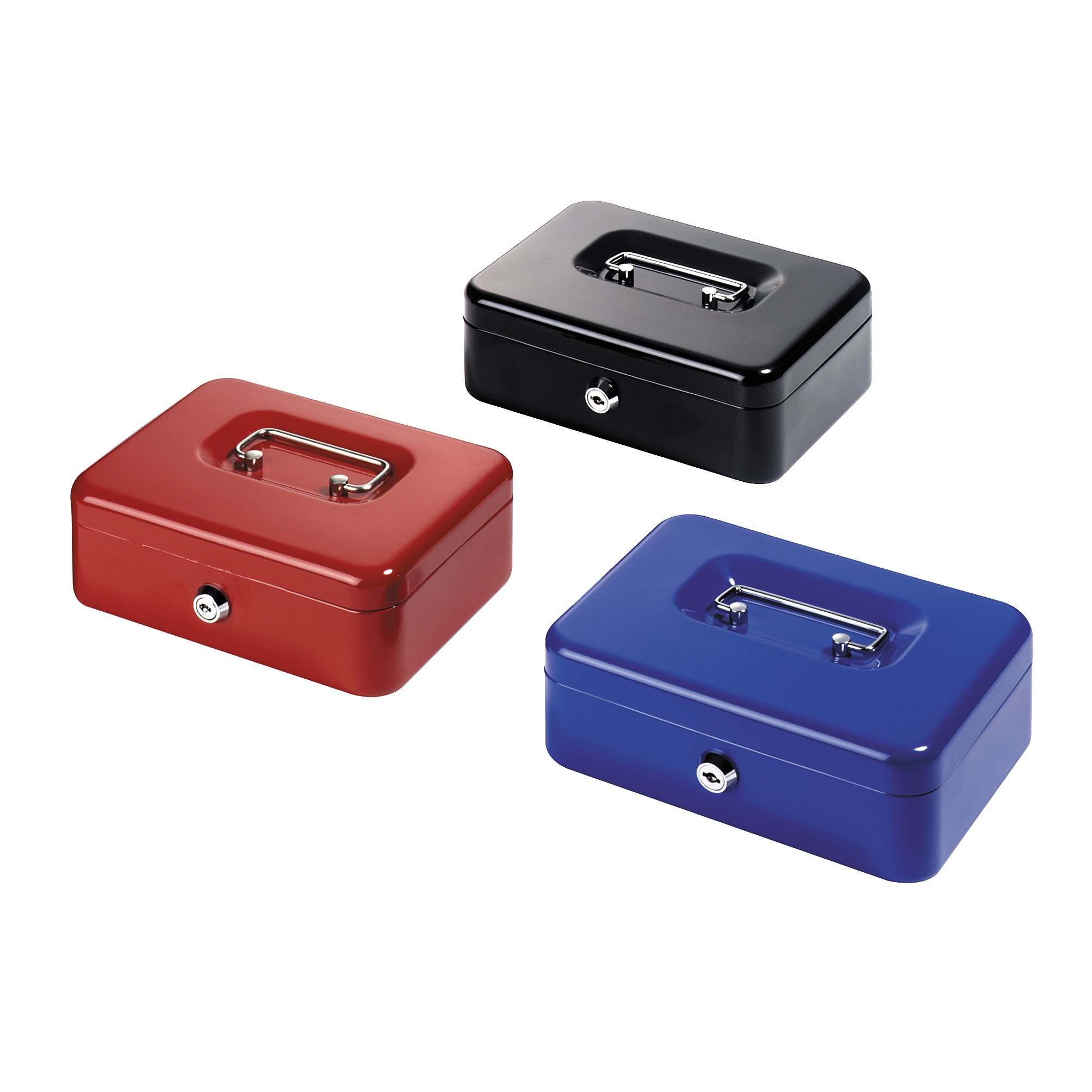 Herlitz 20.5x15x7.5cm Large Cash Box - Assorted Colours