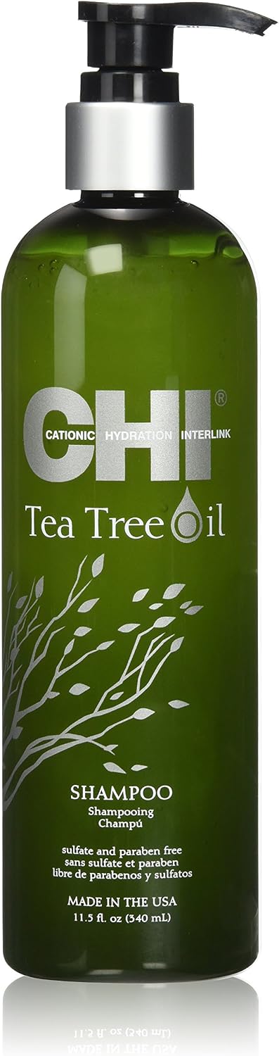 CHI Tea Tree Oil Shampoo, 340 ml, white, 340 ml (Pack of 1)