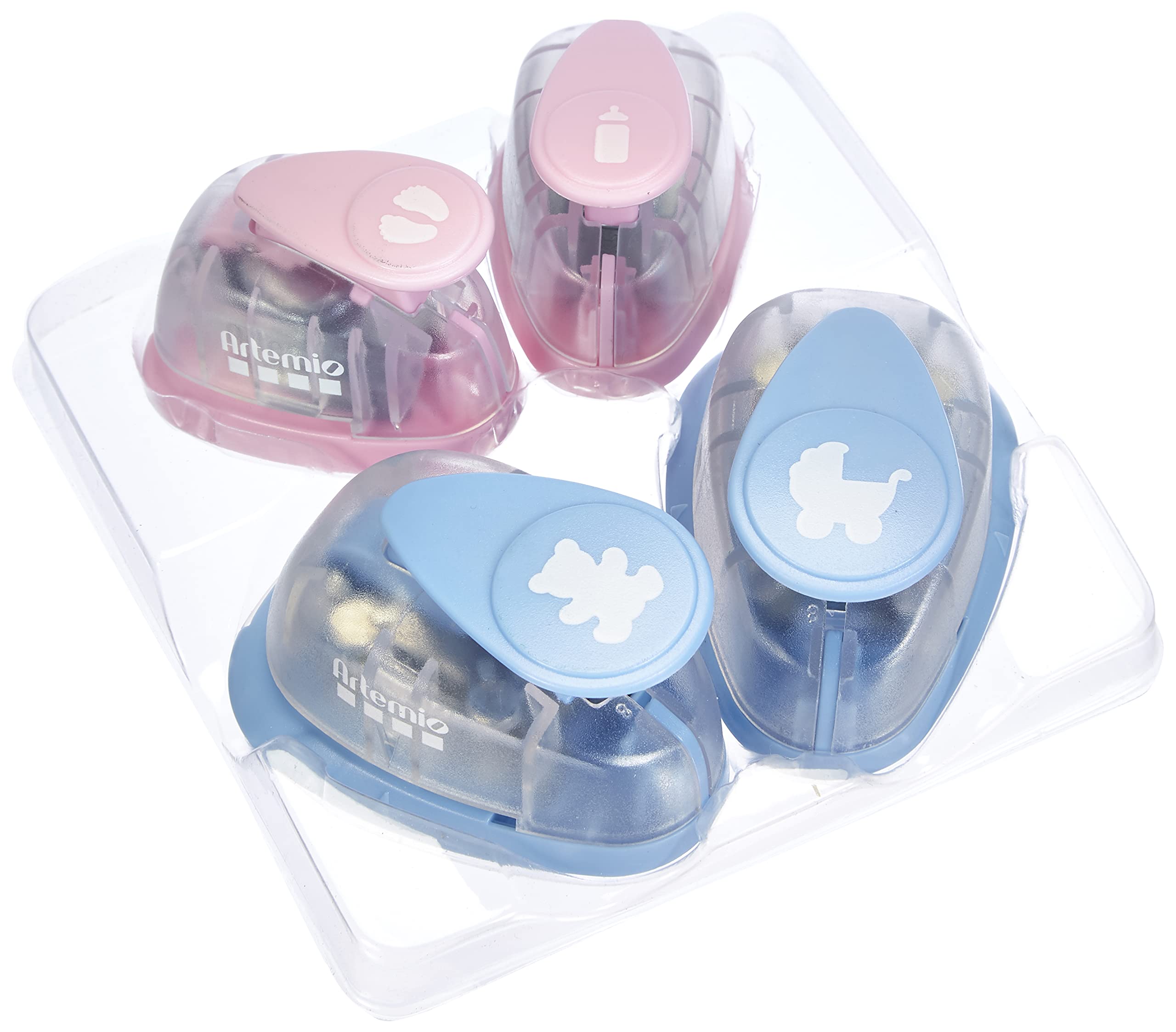 Artemio 4-Piece Punches Birth Kit, Multi-Colour