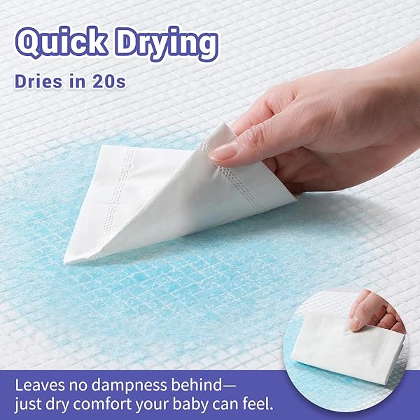 100 PACK DISPOSABLE DIAPER CHANGING PADS FOR BABY LEAKPROOF & SUPER ABSORBENCY DISPOSABLE UNDERPADS LARGE TODDLER PADS ABSORBENT FLUFF PROTECTIVE TABLE PADS, PEE PADS FOR BABIES, KIDS 18″ X 13″