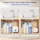iSpring T32M Pressurized Water Storage Tank RO Systems 4 Gallon 1/4 Valve view 6