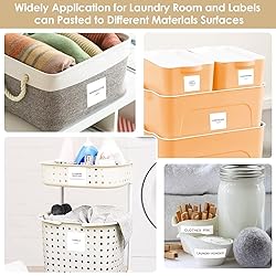 Cludoo 372 PCS Preprinted Minimalist Home Laundry