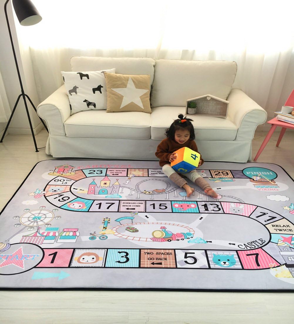 Kids Play Mat, Extra Large 79" x 59" Baby Crawling Carpet Toy Play Mat