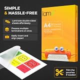 LamX A4 Laminating Pouches 150 micron 75+75 High Gloss Anti-Static Pack of 100 view 5