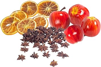 Mele Essiccate Per Decorazioni Natalizie.Heitmann Deco 30630 Set Di Decorazioni Natalizie Incl Arance Essiccate Mele E Anice Stellato 11 Pz Amazon It Giochi E Giocattoli