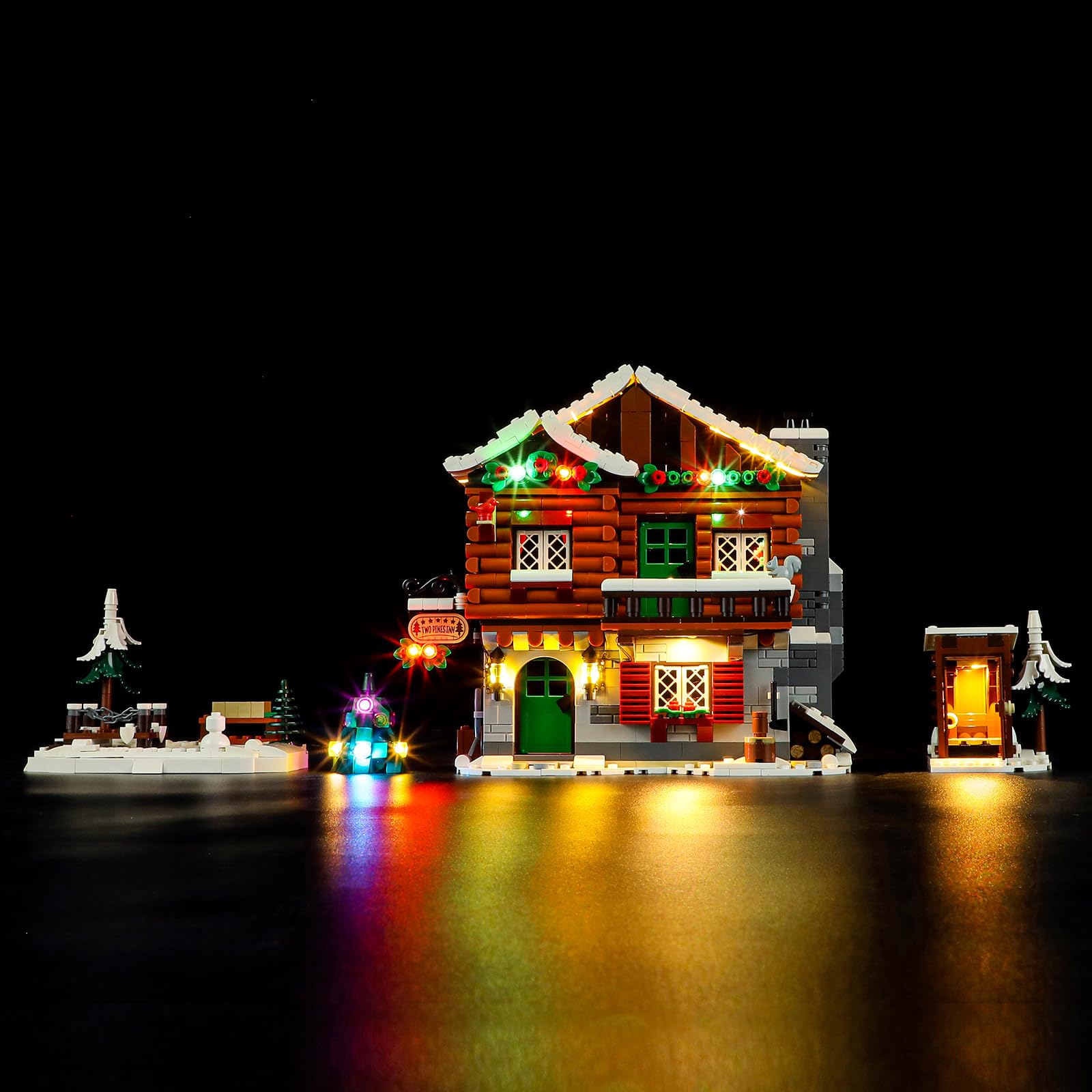 YEABRICKS LED Light for Lego-10325 Icons Alpine Lodge Building Blocks Model (Lego Set NOT Included)