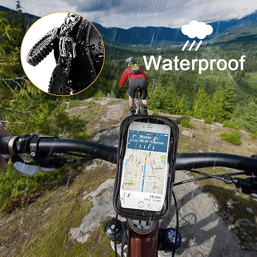 Bike Bicycle Phone Mount Bags Waterproof Front Frame Top Tube