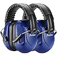 ProCase Noise Reduction Ear Muffs, Sound Proof Ear Protection, NRR 28dB Noise Cancelling Headphones for Adults Kids Autism, Hearing Protection for Shooting Gun Range Mowing -2 Packs, Navy