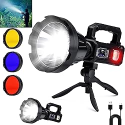 Rechargeable Spotlight Flashlight High Lumens
