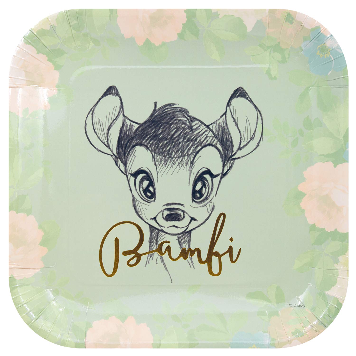 Disney Bambi 78088 PR89039 Plates, Mint,25 centimeters