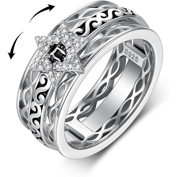 Anillo De Herradura Con Circonita Cúbica En Plata De Ley 925, Sin Níquel Y Rodio - GMR00341