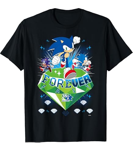 Amazon.com: Sonic the Hedgehog - Sonic Mania Club Spin T-Shirt